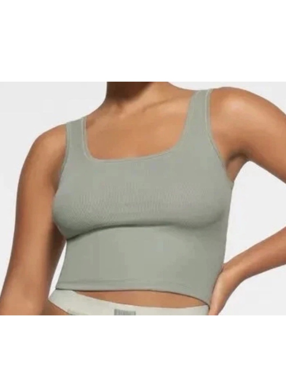 Skims Cropped Rib Tank